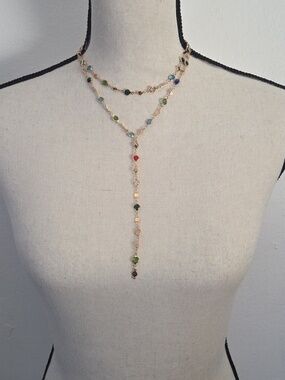Multicolor Layered Beaded Necklace
